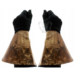 RĘKAWICZKI Z MANKIETAMI RYCERZ KAT MUSZKIETER uniwersalne eko skóra