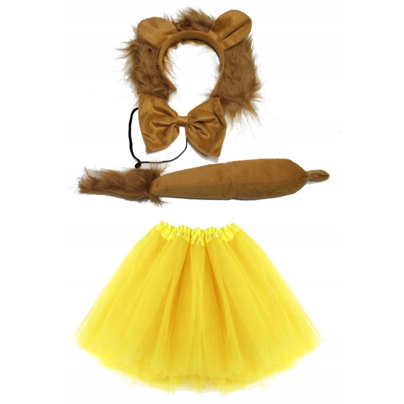 kostium lwa lwica tiul 40 4el puchaty