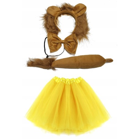 kostium lwa lwica tiul 40 4el puchaty