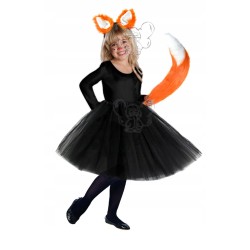 KOSTIUM STRÓJ LISA LIS LISICA CZARNY 3EL 40CM BP
