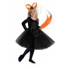 KOSTIUM STRÓJ LISA LIS LISICA CZARNY 3EL 40CM BP