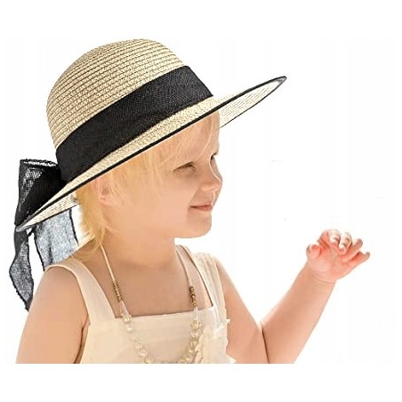 KAPELUSZ PLAŻOWY LETNI 58 LAMÓWKA RONDO 9CM ECRU