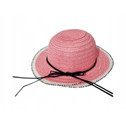 KAPELUSZ PLAŻOWY DZIECIĘCY kokarda