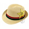 KAPELUSZ PLAŻOWY letni DZIECIĘCY GWIAZDKA SŁOMKA