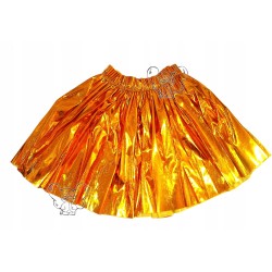 SPÓDNICZKA spódnica ZŁOTA GOLD 30CM UNI