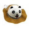 KAPELUSZ dziecięcy PLAŻA LETNI 54 PANDA BRĄZOWY