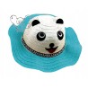 KAPELUSZ dziecięcy PLAŻA LETNI 54 PANDA NIEBIESKI