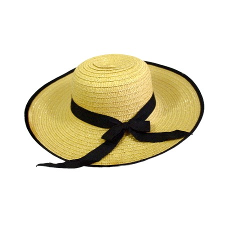 KAPELUSZ damski PLAŻOWY SŁOMKOWY NATURAL C-LAM