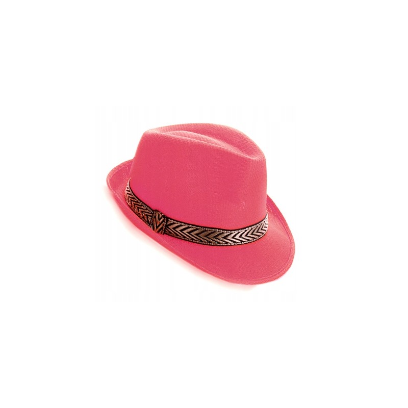 KAPELUSZ JACKSON CAPONE TRILBY FEDORA RÓŻOWY