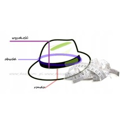 KAPELUSZ JACKSON CAPONE TRILBY FEDORA RÓŻOWY