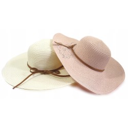 KAPELUSZ damski PLAŻOWY LARA GĘSTY SPLOT MIĘTOWY