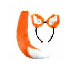 KOSTIUM STRÓJ LISA LIS LISEK USZY I OGON