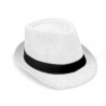 KAPELUSZ HAWANA NATURALNE WŁÓKNO 58 TRILBY BIAŁY