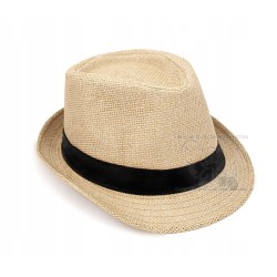 KAPELUSZ HAWANA NATURALNE WŁÓKNO 58 TRILBY J. BEŻ