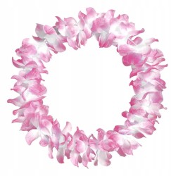 GIRLANDY WIEŃCE HAWAJSKIE kwiaty RÓŻ MALINA