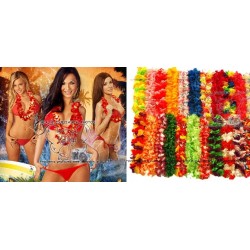 GIRLANDY WIEŃCE HAWAJSKIE kwiaty NIEBIESKIE OCEAN