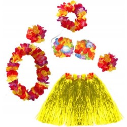 KOSTIUM HAWAJSKI DAMSKI HAWAJSKIE PARTY 6 el. LUX