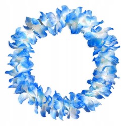 GIRLANDY WIEŃCE HAWAJSKIE kwiaty NIEBIESKIE OCEAN