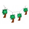 LAMPKI ŁAŃCUCH LED palmy PALMA 9CM HAWAJSKIE 150