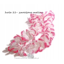 GIRLANDY WIEŃCE HAWAJSKIE kwiaty RÓŻ MALINA